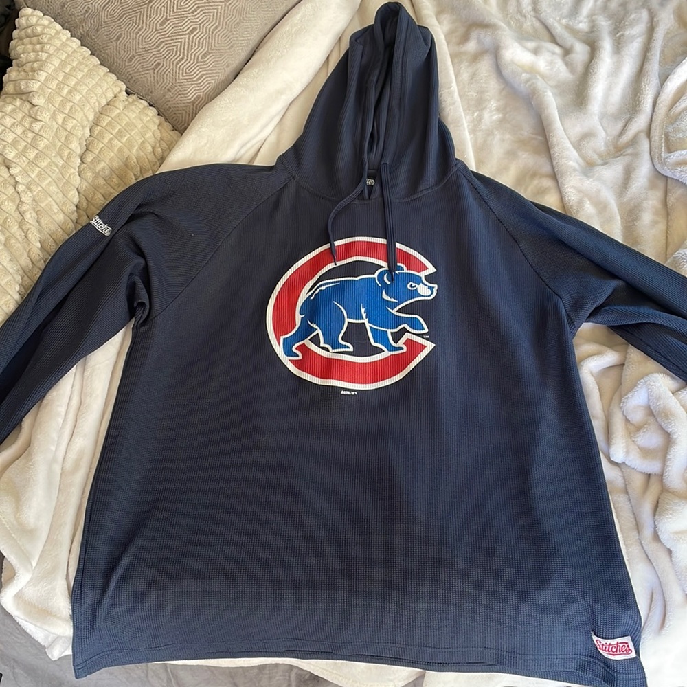 Stitches XL cubs hooded awesome breathable material never worn
